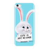 Case For iPhone 4 4S 5 5C 5S SE Case Silicone Cute Animal Back Cover For Apple iPhone 4 5 S Phone Case