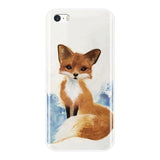 Case For iPhone 4 4S 5 5C 5S SE Case Silicone Cute Animal Back Cover For Apple iPhone 4 5 S Phone Case