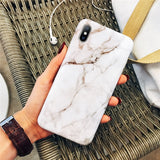 Moskado Phone Case For iPhone 6 6s 7 8 Plus Luxury Glossy Granite Stone Marble Texture Cover For iPhone 11 Pro X XS Max XR Shell