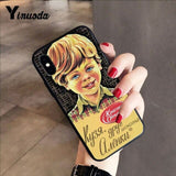 Yinuoda alenka bar wonka chocolate Custom Photo Soft Phone Case for iPhone 8 7 6 6S 6Plus X XS MAX 5 5S SE XR 10 Cover