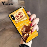 Yinuoda alenka bar wonka chocolate Custom Photo Soft Phone Case for iPhone 8 7 6 6S 6Plus X XS MAX 5 5S SE XR 10 Cover