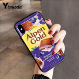 Yinuoda alenka bar wonka chocolate Custom Photo Soft Phone Case for iPhone 8 7 6 6S 6Plus X XS MAX 5 5S SE XR 10 Cover