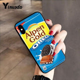 Yinuoda alenka bar wonka chocolate Custom Photo Soft Phone Case for iPhone 8 7 6 6S 6Plus X XS MAX 5 5S SE XR 10 Cover