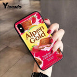 Yinuoda alenka bar wonka chocolate Custom Photo Soft Phone Case for iPhone 8 7 6 6S 6Plus X XS MAX 5 5S SE XR 10 Cover