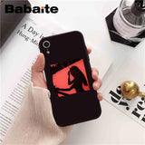 Babaite For iphone 7 XSMAX Case Devil woman High Quality Luxury Phone Case for iPhone X  8 7 6 6S Plus X 5 5S SE XR XS XSMAX
