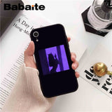 Babaite For iphone 7 XSMAX Case Devil woman High Quality Luxury Phone Case for iPhone X  8 7 6 6S Plus X 5 5S SE XR XS XSMAX