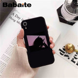 Babaite For iphone 7 XSMAX Case Devil woman High Quality Luxury Phone Case for iPhone X  8 7 6 6S Plus X 5 5S SE XR XS XSMAX