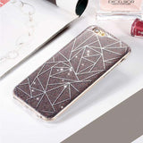 Candy Shining Sequins Phone Cases For iPhone 6 6S Case Hard Glitter Back Cover For iPhone 7 8 5 5s SE Case Shell Funda Capa