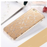 Candy Shining Sequins Phone Cases For iPhone 6 6S Case Hard Glitter Back Cover For iPhone 7 8 5 5s SE Case Shell Funda Capa