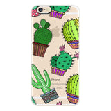Silicone Cover Couple Case For iPhone X 6 6S 7 8 Plus 5 5S SE 10 XS Lover Plant Cartoon Pattern Phone Cases Back Shell Capa