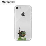 MaiYaCa Sad Frog pepe meme TPU Soft High Quality Phone Case for iPhone X XS MAX 6 6S 7 7plus 8 8Plus 5 5S XR