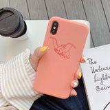Phone Case For iPhone 6 6s 7 8 Plus X XR XS Max Cute Cartoon Mickey Stitch Love Heart Soft TPU For iPhone 5 5S SE Cover