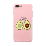 Cute Phone Case Coque For iPhone XR 6 6S Plus X 5 SE Plus Case Cartoon Summer Fruit Avocado Pink Phone Cover For iPhone 8 7 Plus