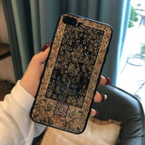 Glitter Gold Marble Case For iPhone X XS Max XR 7 Soft TPU Granite Geometry Cover For iPhone 7 8 6 6s Plus Cover Phone Case