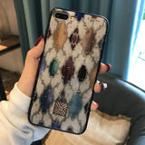 Glitter Gold Marble Case For iPhone X XS Max XR 7 Soft TPU Granite Geometry Cover For iPhone 7 8 6 6s Plus Cover Phone Case