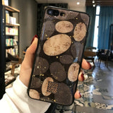 Glitter Gold Marble Case For iPhone X XS Max XR 7 Soft TPU Granite Geometry Cover For iPhone 7 8 6 6s Plus Cover Phone Case