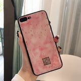 Glitter Gold Marble Case For iPhone X XS Max XR 7 Soft TPU Granite Geometry Cover For iPhone 7 8 6 6s Plus Cover Phone Case