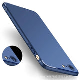 Matte Silicon Soft Case For iPhone 6 6s 7 8 Plus Ultrathin Slim Cover With Dirt-resistant Plug For iPhone 11 Pro Max XR X XS Max