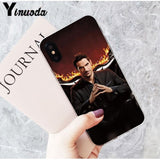 Yinuoda American TV Lucifer TPU Soft Silicone Phone Case Cover for Apple iPhone 8 7 6 6S Plus X XS MAX 5 5S SE XR Mobile Cases