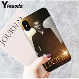 Yinuoda American TV Lucifer TPU Soft Silicone Phone Case Cover for Apple iPhone 8 7 6 6S Plus X XS MAX 5 5S SE XR Mobile Cases