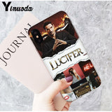 Yinuoda American TV Lucifer TPU Soft Silicone Phone Case Cover for Apple iPhone 8 7 6 6S Plus X XS MAX 5 5S SE XR Mobile Cases