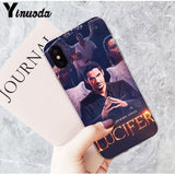 Yinuoda American TV Lucifer TPU Soft Silicone Phone Case Cover for Apple iPhone 8 7 6 6S Plus X XS MAX 5 5S SE XR Mobile Cases