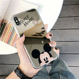 BSLIUFANG Popular Cartoon Silicone Soft Case For iPhone X XS Max XR TPU Lovely Mirror Cover case for iPhone 7 8 6 6S Plus Cases