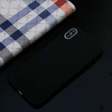HKGK Luxury Soft Back Matte Color Cases for iPhone 7 plus 8 6 6s X XS max XR 5 5s SE Case Shockproof TPU Silicone Back Cover