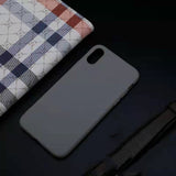 HKGK Luxury Soft Back Matte Color Cases for iPhone 7 plus 8 6 6s X XS max XR 5 5s SE Case Shockproof TPU Silicone Back Cover