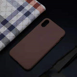 HKGK Luxury Soft Back Matte Color Cases for iPhone 7 plus 8 6 6s X XS max XR 5 5s SE Case Shockproof TPU Silicone Back Cover