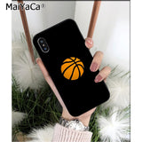 MaiYaCa Basketball basket High Quality Phone Case for iPhone 6S 6plus 7 7plus 8 8Plus X Xs MAX 5 5S XR