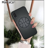 MaiYaCa Basketball basket High Quality Phone Case for iPhone 6S 6plus 7 7plus 8 8Plus X Xs MAX 5 5S XR