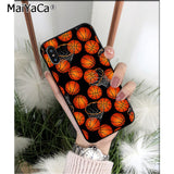 MaiYaCa Basketball basket High Quality Phone Case for iPhone 6S 6plus 7 7plus 8 8Plus X Xs MAX 5 5S XR