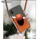 MaiYaCa Basketball basket High Quality Phone Case for iPhone 6S 6plus 7 7plus 8 8Plus X Xs MAX 5 5S XR