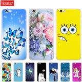 For iphone 5s 5 s se 4 4s Case soft tpu phone Shell Cover For Apple iPhone 6s 6 s plus Fundas coque etui bumper