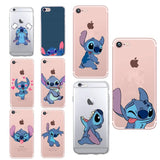 Cute Love Stitch Cover For iPhone 6 6s xr Case Soft Silicon case For iPhone X XS 7 8 Plus 6 6s 5 5s se 10 Case Capa Coque Funda