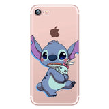 Cute Love Stitch Cover For iPhone 6 6s xr Case Soft Silicon case For iPhone X XS 7 8 Plus 6 6s 5 5s se 10 Case Capa Coque Funda
