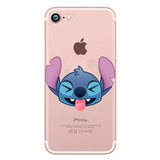 Cute Love Stitch Cover For iPhone 6 6s xr Case Soft Silicon case For iPhone X XS 7 8 Plus 6 6s 5 5s se 10 Case Capa Coque Funda