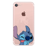 Cute Love Stitch Cover For iPhone 6 6s xr Case Soft Silicon case For iPhone X XS 7 8 Plus 6 6s 5 5s se 10 Case Capa Coque Funda