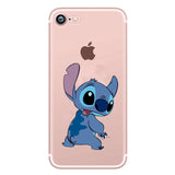 Cute Love Stitch Cover For iPhone 6 6s xr Case Soft Silicon case For iPhone X XS 7 8 Plus 6 6s 5 5s se 10 Case Capa Coque Funda