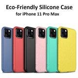Eco-Friendly Silicone Case For iPhone 11 Pro Max 7 8 Plus XR XS MAX Phone Case Cover For iPhone 6 6s Plus X Soft TPU Wheat Straw