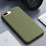 Eco-Friendly Silicone Case For iPhone 11 Pro Max 7 8 Plus XR XS MAX Phone Case Cover For iPhone 6 6s Plus X Soft TPU Wheat Straw