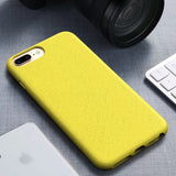 Eco-Friendly Silicone Case For iPhone 11 Pro Max 7 8 Plus XR XS MAX Phone Case Cover For iPhone 6 6s Plus X Soft TPU Wheat Straw
