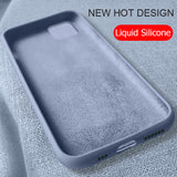 For Apple iPhone 11 Pro Max Case Liquid Silicone Rubber Soft Cover For Apple iPhone 11 iPhone11 2019 Phone Case Shockproof