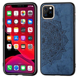 For Apple iPhone 11 Case for iPhone 11 Pro Max Magnetic Fabric Hard PC Silicone Frame Back Cover for iPhone 11 Case 2019 5.8"