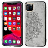 For Apple iPhone 11 Case for iPhone 11 Pro Max Magnetic Fabric Hard PC Silicone Frame Back Cover for iPhone 11 Case 2019 5.8"