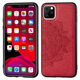 For Apple iPhone 11 Case for iPhone 11 Pro Max Magnetic Fabric Hard PC Silicone Frame Back Cover for iPhone 11 Case 2019 5.8"