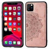 For Apple iPhone 11 Case for iPhone 11 Pro Max Magnetic Fabric Hard PC Silicone Frame Back Cover for iPhone 11 Case 2019 5.8"