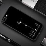 Silicone Phone Case For iPhone XR XS Max 7 8 6 6S Plus 5 5S Pattern Cartoon Planet Space Star Back Cover For iPhone 11 Pro Shell