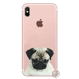 YIMAOC dog Paw Husky pug corgi Soft Silicone Phone Shell Case for iPhone XR X XS 11 Pro Max 5 5S SE 6 6S 7 8 Plus 10 TPU Cover